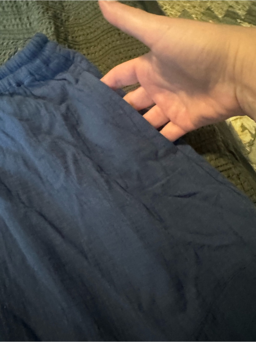Pact Women’s Blue Tiered Maxi Skirt - Casual Boho Style size xl - Picture 4 of 4